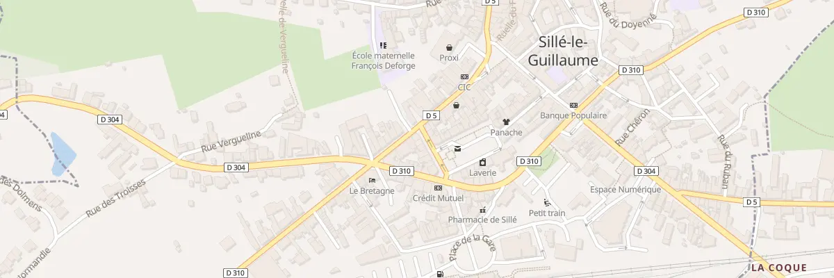 Plan du 19 Rue du Coq Hardi à Sillé-le-Guillaume