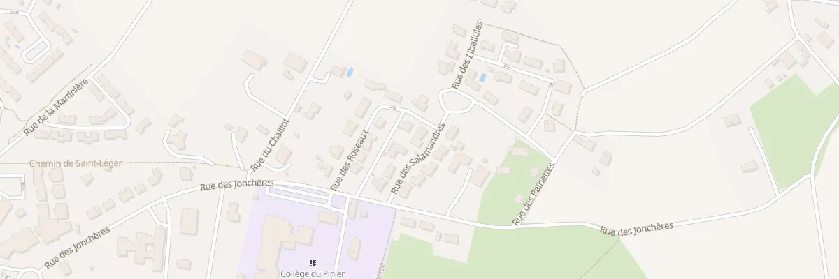 Plan du 7 Rue des Salamandres à Melle