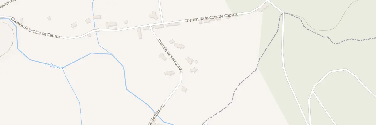 Plan du 3 Che de Sentourens à Livron