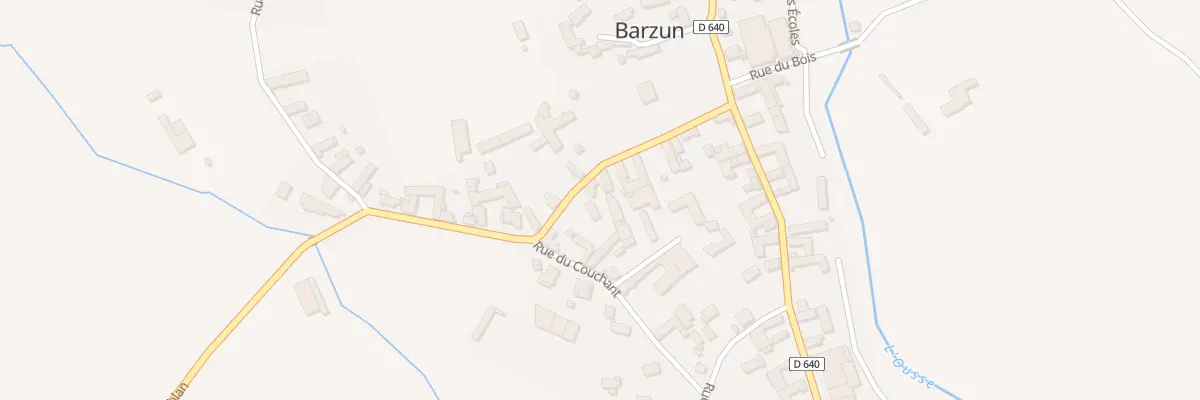 Plan du 11 Rue du Chateau à Barzun