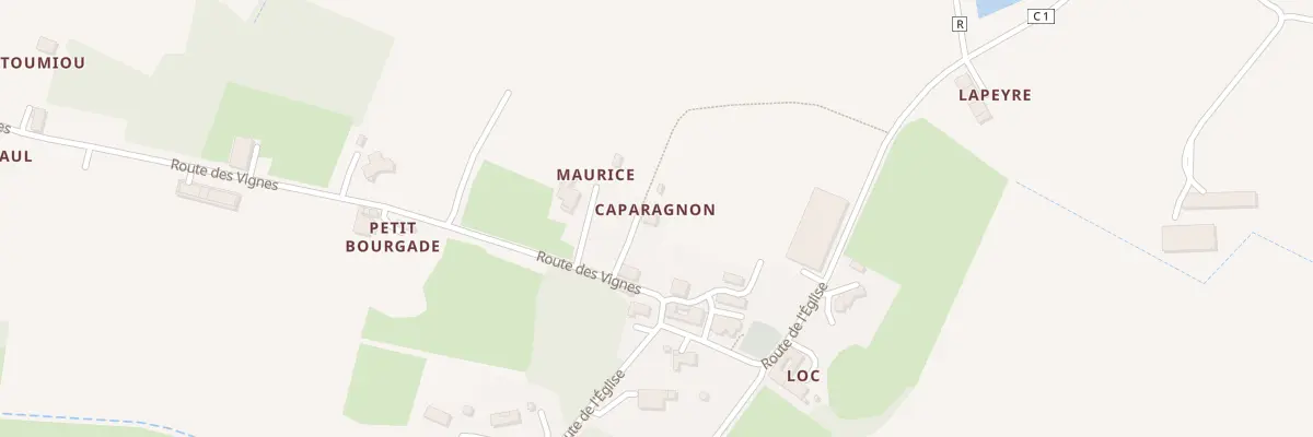 Plan du 3 Rte des Vignes à Perchède