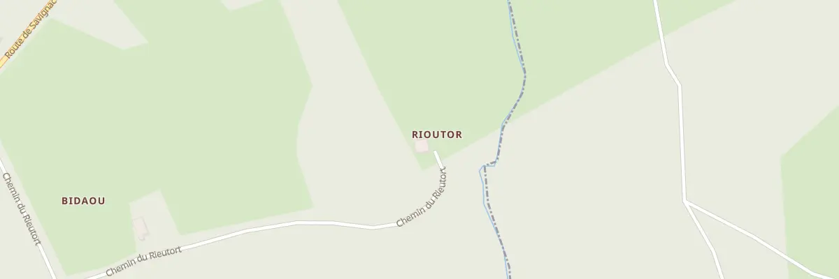 Plan du 140 Rioutor à Auros