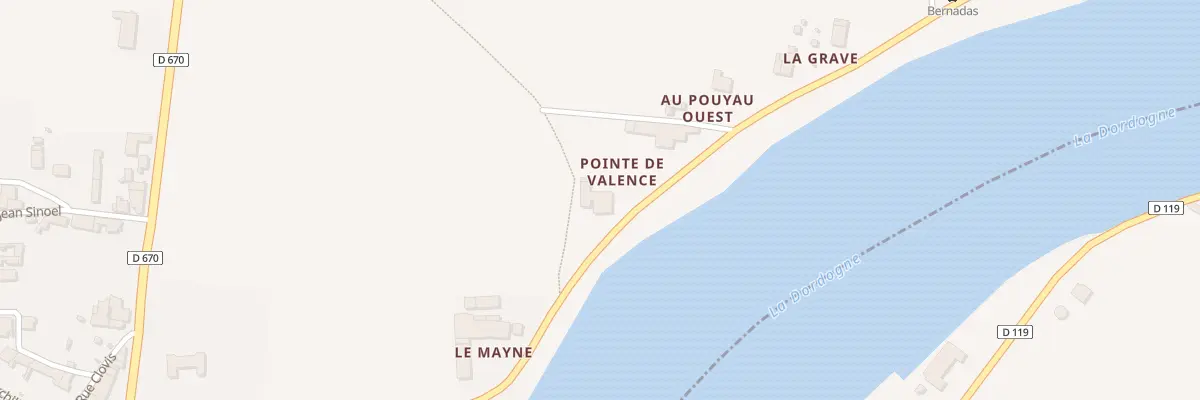 Plan du 56 Pointe de Valence à Sainte-Terre