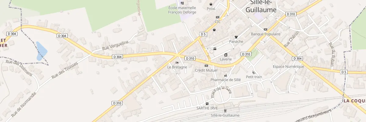 Plan du 33 Rue du 11 Novembre à Sillé-le-Guillaume