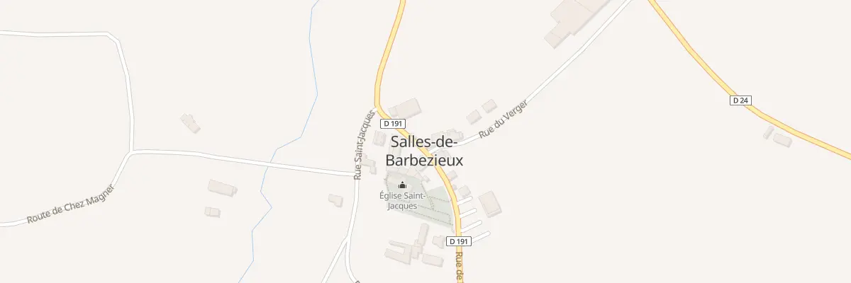 Plan du 3 Rue de la Mairie à Salles-de-Barbezieux