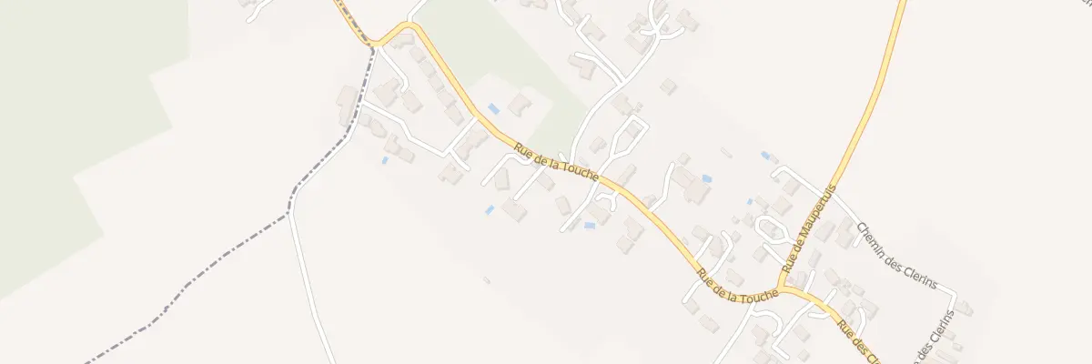 Plan du 64 Rue de la Touche à Distré