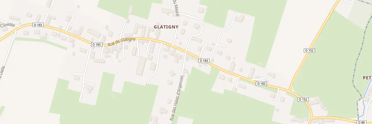 Plan du 5086 Rue de Glatigny à Condé-sur-Ifs