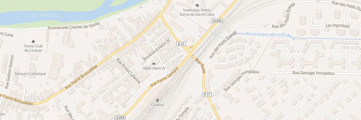 Plan du 3 Rue de la Terrasse à Coutras