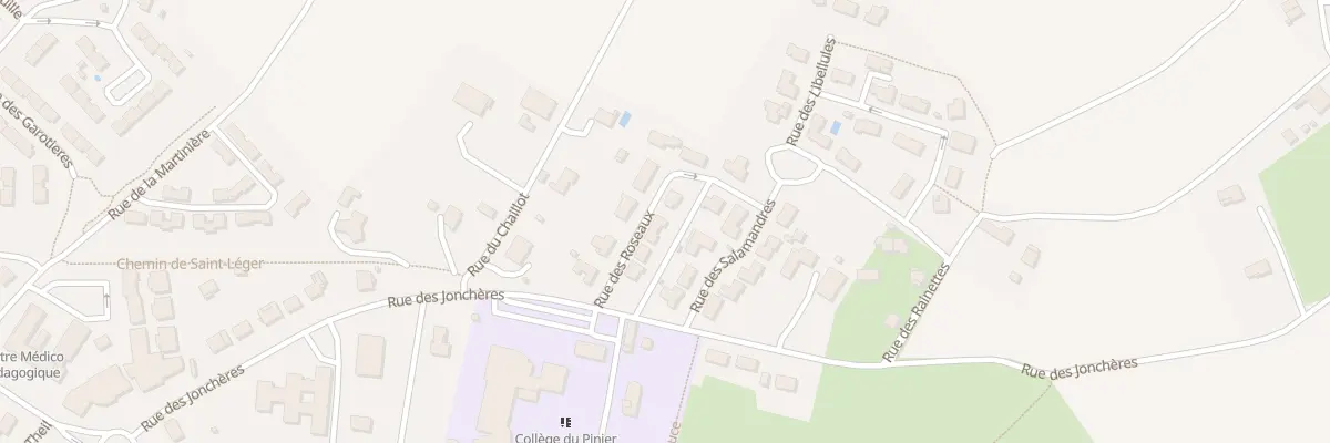 Plan du 8 Rue des Roseaux à Melle