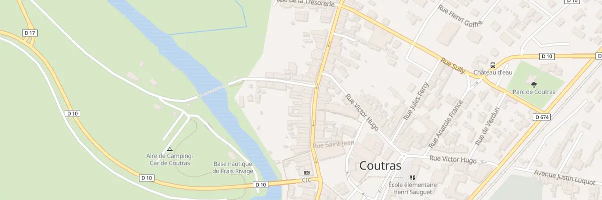 Plan du 37 Rue Gambetta à Coutras