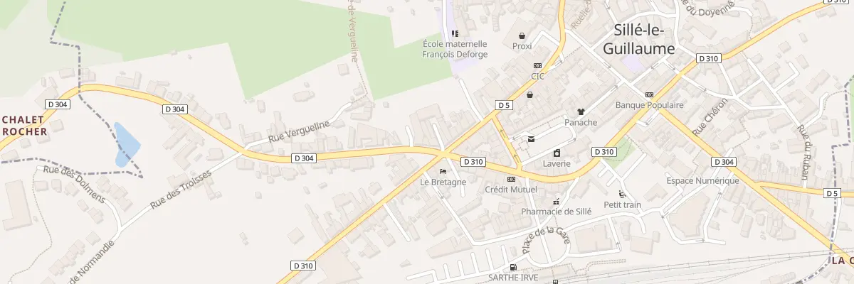 Plan du 2 Rue de Bretagne à Sillé-le-Guillaume