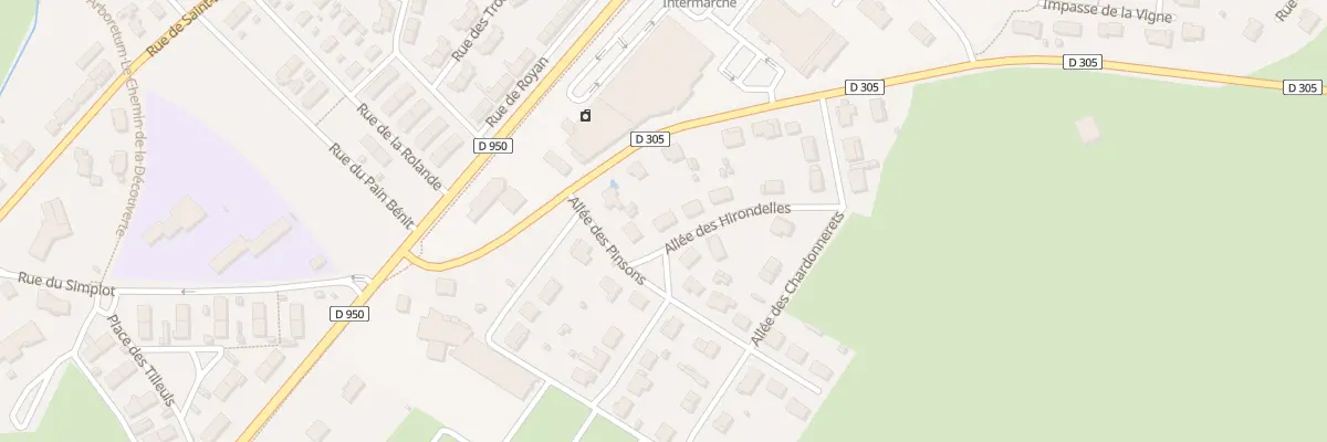 Plan du 1 All des Hirondelles à Melle