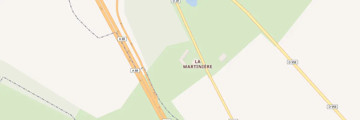 Plan du 1 La Martiniere à Nécy
