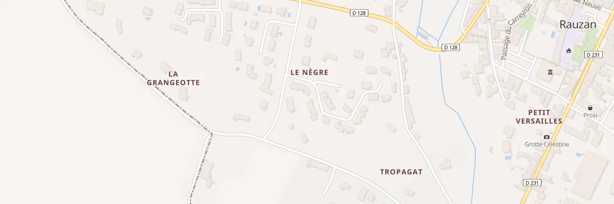 Plan du 8 Ham de Rouchey à Rauzan