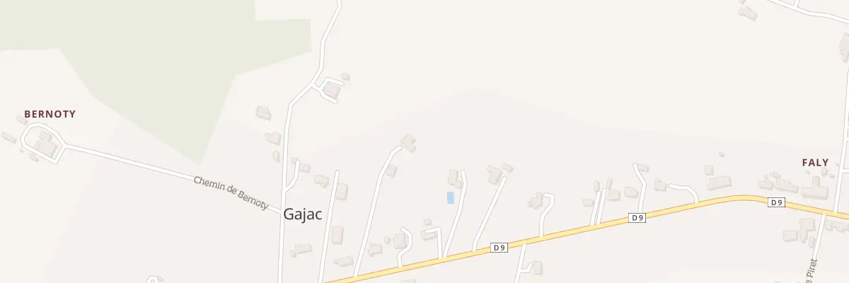 Plan du 12B Au Moulin A Vent Ouest à Gajac