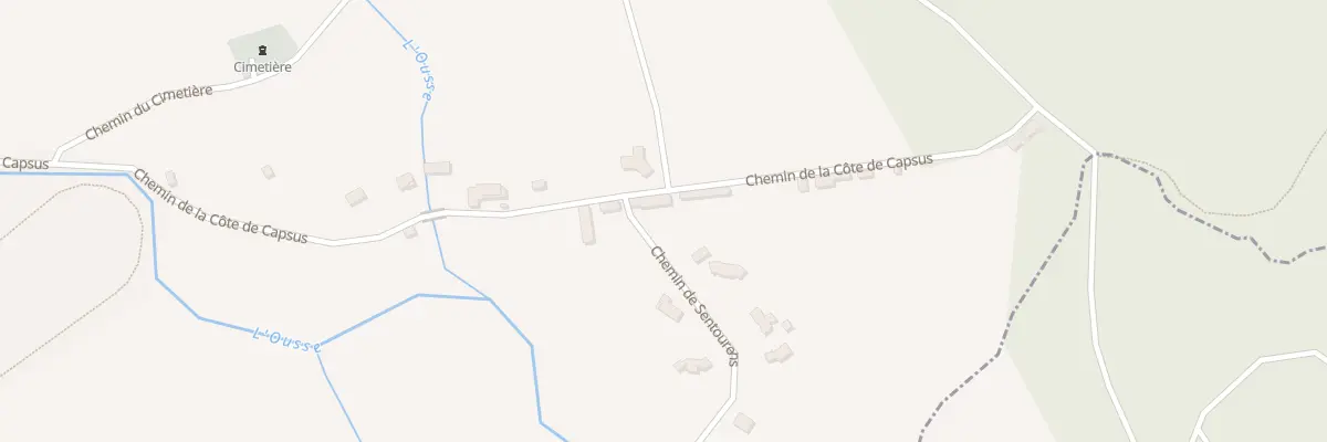 Plan du 1 Che de Sentourens à Livron