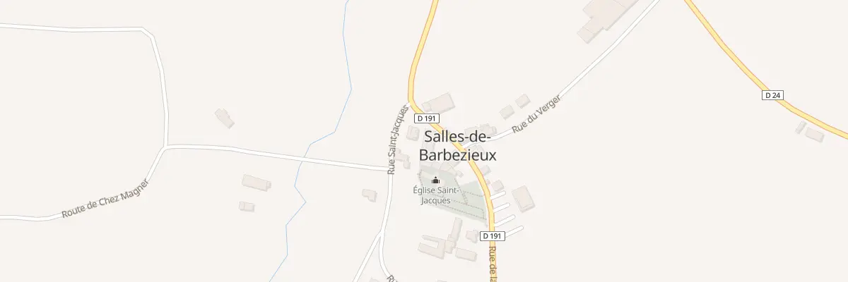 Plan du 5005 Le Bourg à Salles-de-Barbezieux