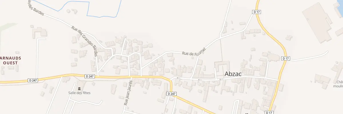 Plan du 6 Rue de Fournel à Abzac