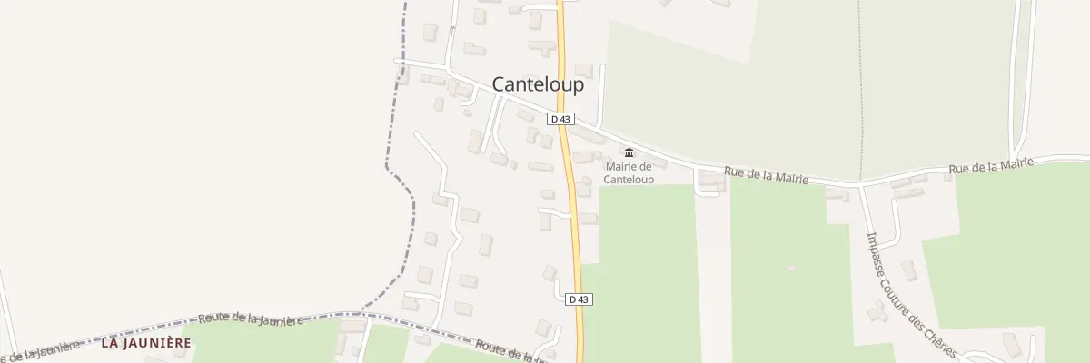 Plan du 1T Rue St Jean Baptiste à Canteloup