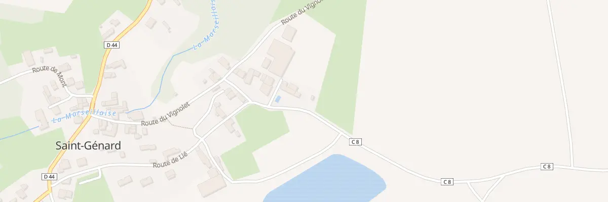 Plan du 17 Rte de Lie à Marcillé