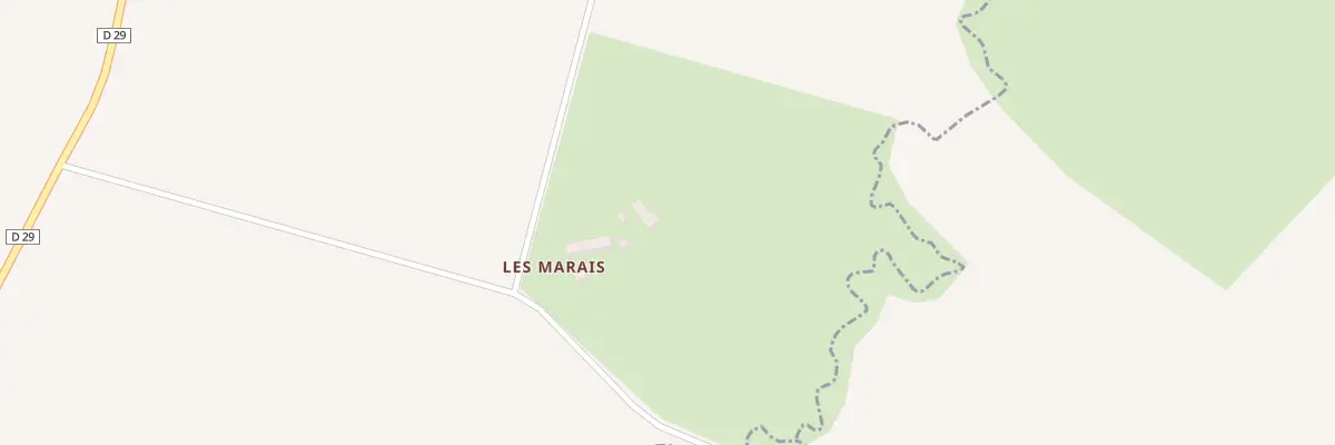 Plan du 25 Le Marais à Sainte-Marie-la-Robert