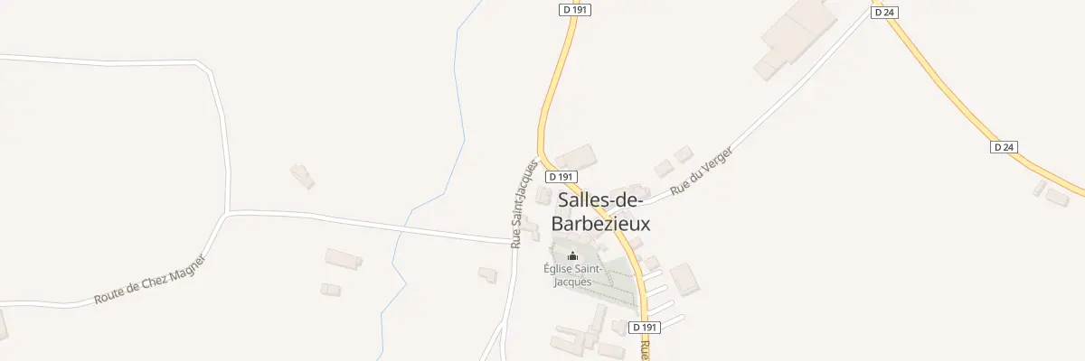 Plan du 5182 Le Bourg à Salles-de-Barbezieux