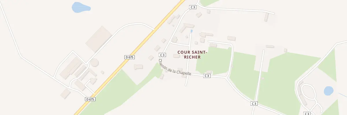 Plan du 213 Che de la Chapelle à Basseneville