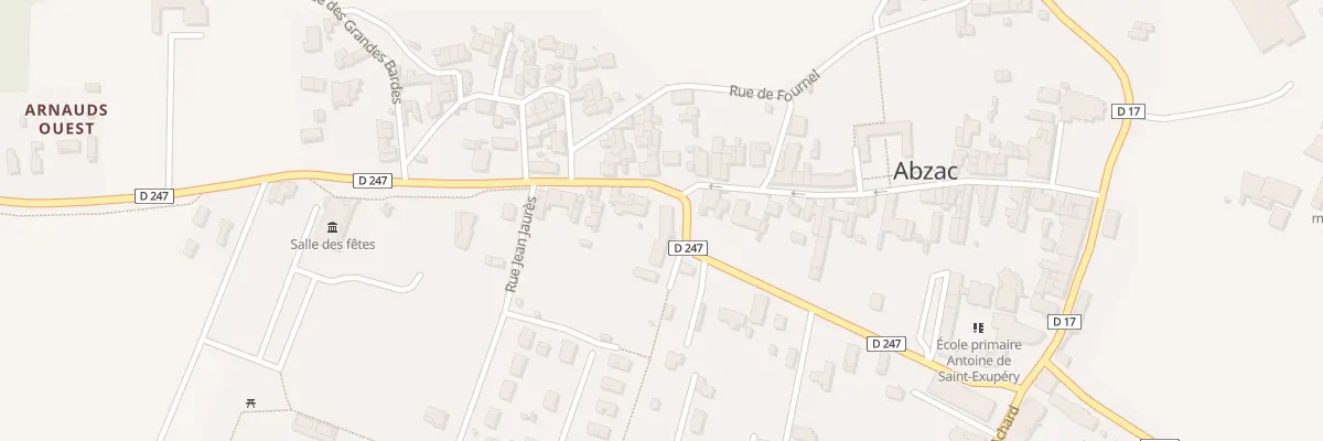 Plan du 33T Rue du Cheminot à Abzac