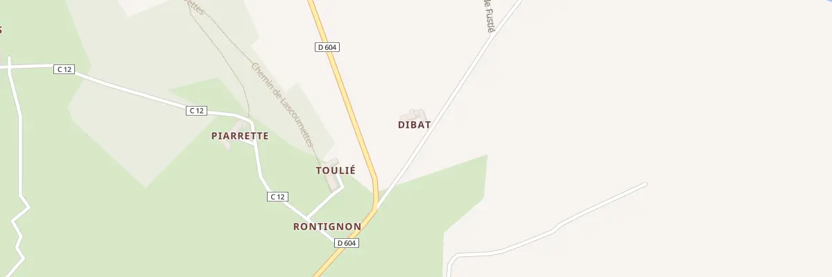 Plan du 1 Cami Dou Lees à Anoye