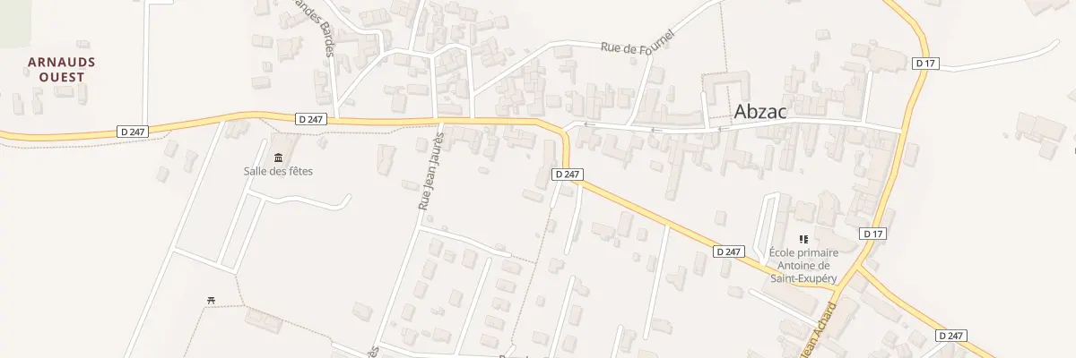 Plan du 39 Rue du Cheminot à Abzac