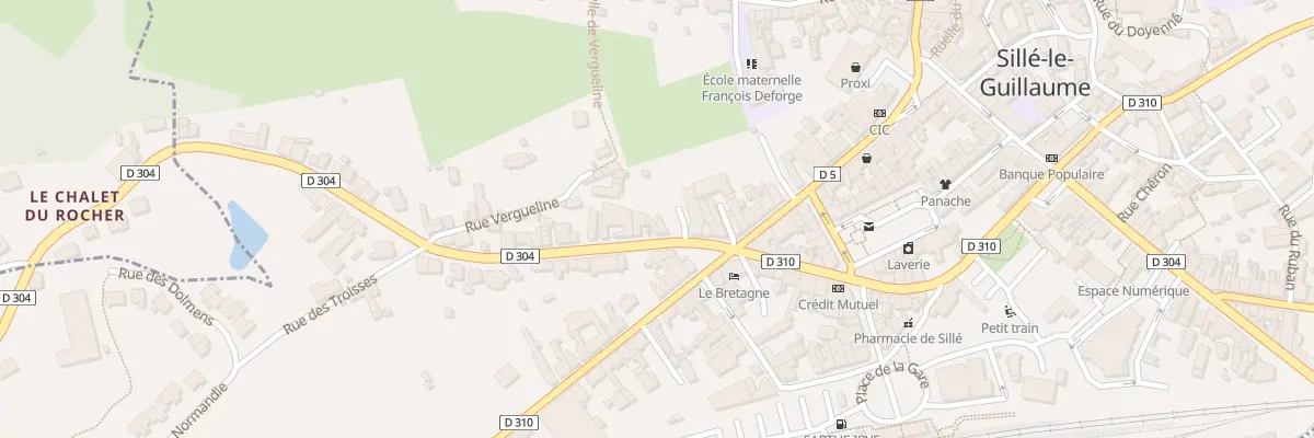 Plan du 6 Rue de Bretagne à Sillé-le-Guillaume