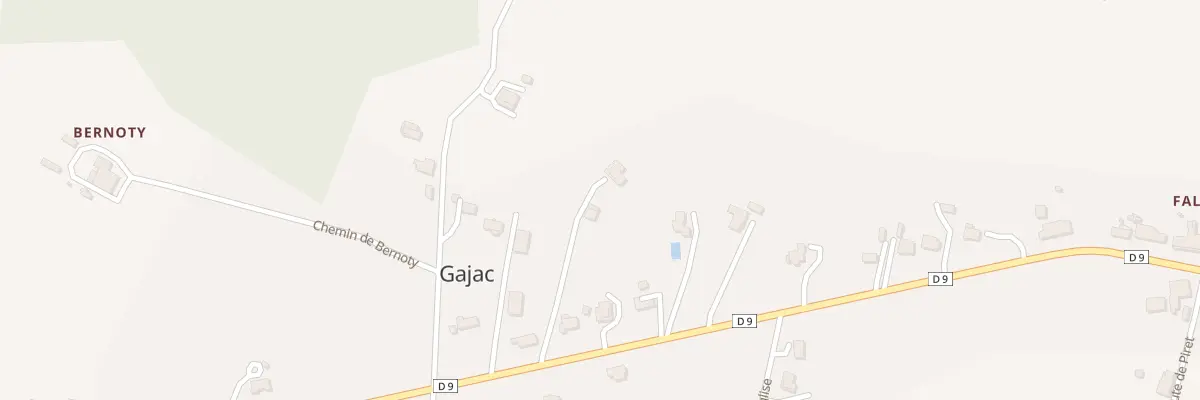 Plan du 12 Au Moulin A Vent Ouest à Gajac
