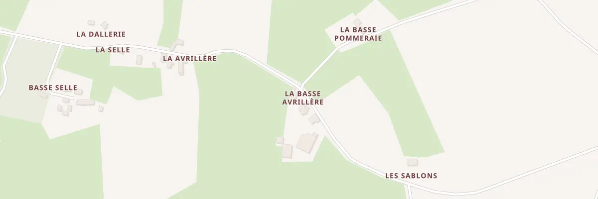 Plan du 5040 La Avrillere à Saint-Symphorien
