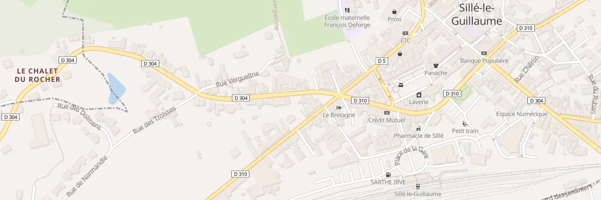 Plan du 3 Rue de Bretagne à Sillé-le-Guillaume