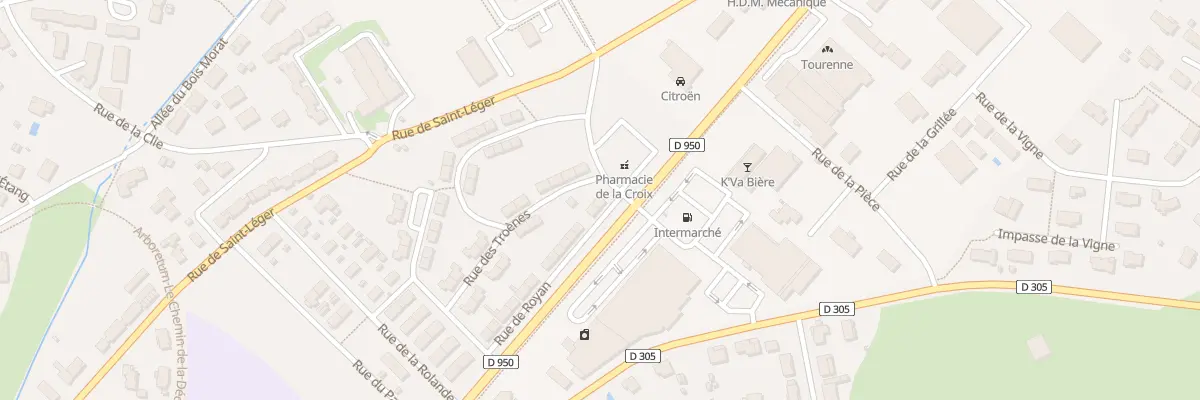 Plan du 14 Rue de Royan à Melle