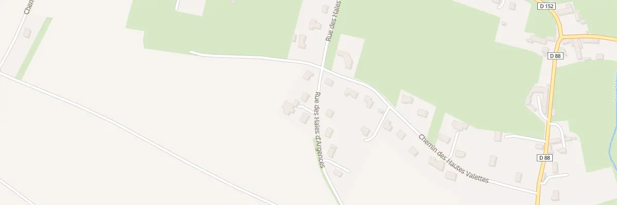 Plan du 5134 Les Hautes Valettes à Frénouville