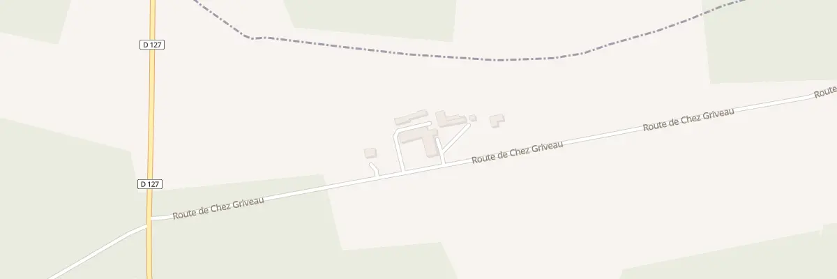 Plan du 3 Rte de Chez Griveau à Oriolles