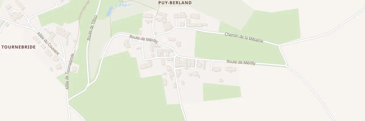 Plan du 2 Rte de Merilly à Marcillé