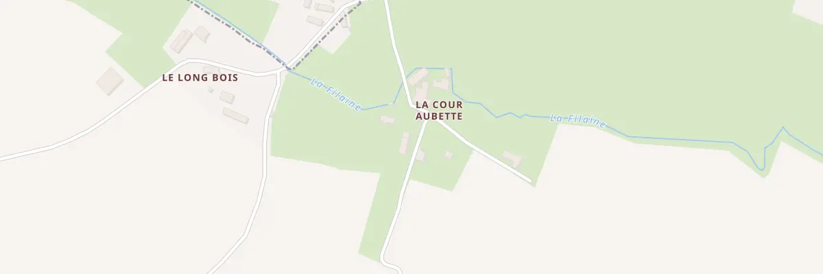 Plan du 4 La Cour Aubette à Nécy