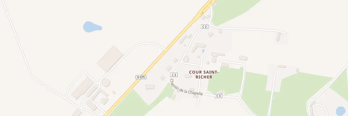 Plan du 182 Che de la Chapelle à Basseneville