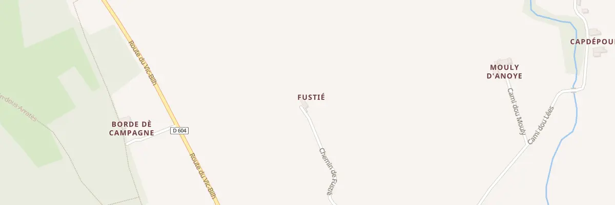 Plan du 2 Che Fustie à Anoye