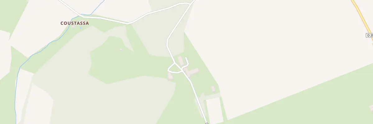 Plan de Che Coustasse à Aurions-Idernes