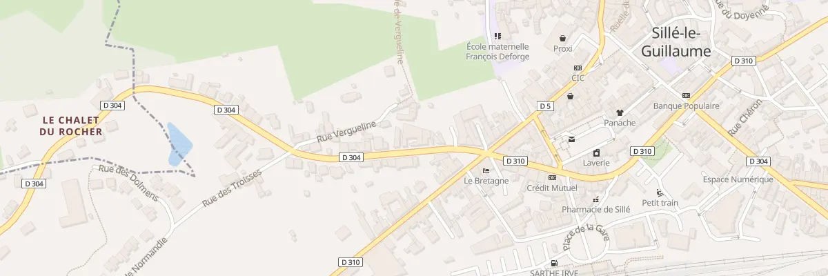 Plan du 12 Rue de Bretagne à Sillé-le-Guillaume