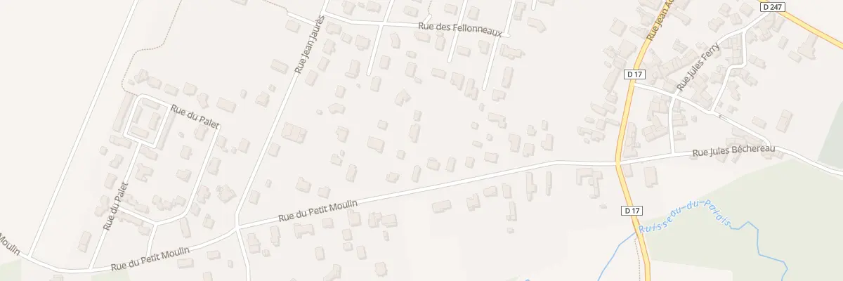 Plan du 20 Rue du Petit Moulin à Abzac