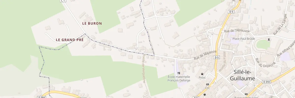 Plan du 17 Rue de la Butte de l’Ormeau au Grez