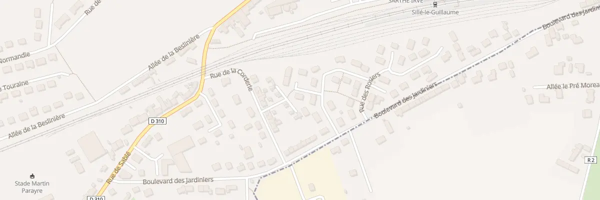 Plan du 1 Rue des Aubépines à Sillé-le-Guillaume