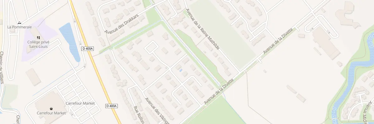 Plan du 294 Rue des Compagnons à Cabourg