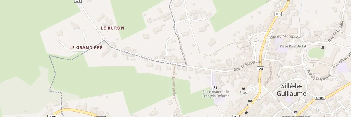 Plan du 15 Rue de la Butte de l’Ormeau au Grez