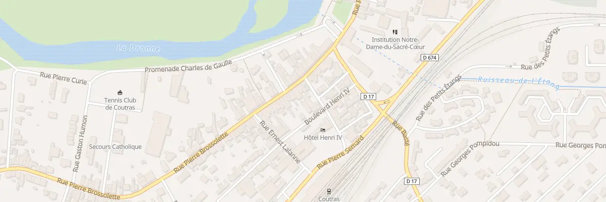 Plan du 182 Rue Pierre Brossolette à Coutras
