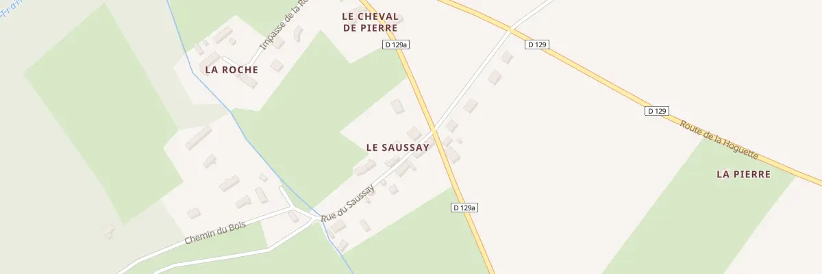Plan du 5081 Le Saussaye à Pertheville-Ners